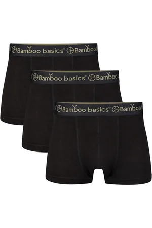 Bamboo Basics Comfortabel & Zijdezacht Liam - Bamboe Boxershorts Heren (Multipack 3 stuks) - Onderbroek - Ondergoed - - M
