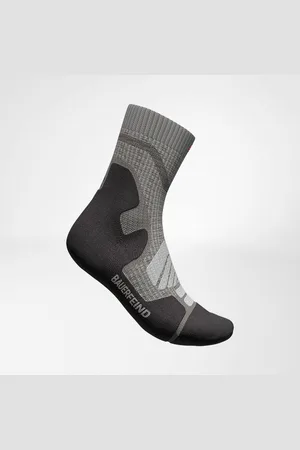 Bauerfeind Outdoor Merino Mid Cut Socks, Women, Stone Grey, 35-38 - 1 Paar