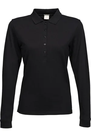 TeeJays Dames/dames Luxe Stretch Poloshirt met lange mouwen