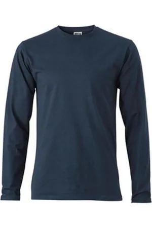 James & Nicholson James and Nicholson - Unisex Lange Mouwen Elastisch T-Shirt
