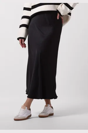 NOTRE-V Satin Long Skirt Rokken Dames - - Maat S