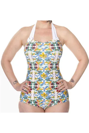 Banned Retro Shoreline Badpak - Bloemen - L