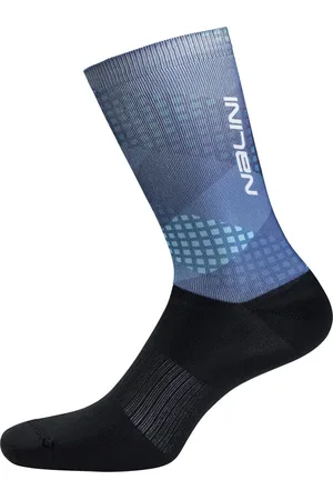 Nalini Heren - Fietssokken Winter - Warme Wielrensokken - Thermo - - Blauw - OMICRON - S/M