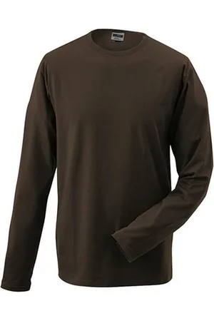 James & Nicholson James and Nicholson - Unisex Lange Mouwen Elastisch T-Shirt