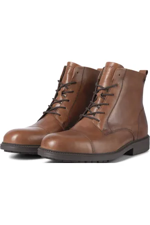 JACK & JONES JACK&JONES JFWNICK JIO LEATHER BOOT Heren Laarzen - Maat 40
