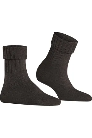 Burlington Plymouth damessokken - (dark brown)
