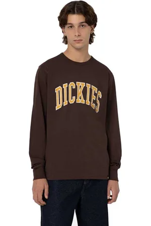 Dickies Aitkin T-shirt Met Lange Mouwen Bruin M Man