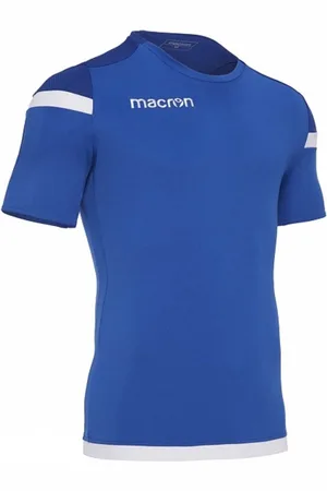 macron Sportshirt korte mouwen, Titan, /Navy blauw/Wit, maat M