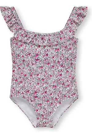 ONLY KMGDANA LARA RUFFLE SWIMSUIT ACC Meisjes Zwemkleding - Maat 86