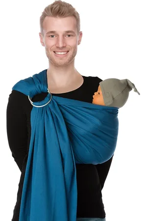 Babylonia Draagdoek - BB-SLING - Campanula - padded