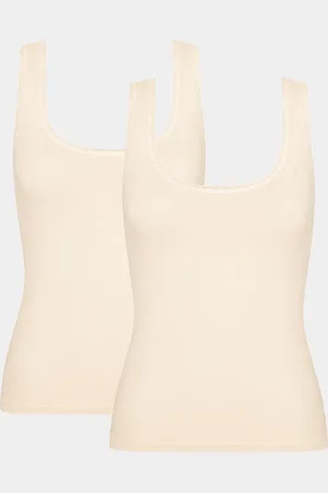 Sloggi GO Tank Top 2-pack Brown