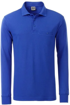 James & Nicholson James and Nicholson Heren Werkkleding Lange Mouwen Zak Polo