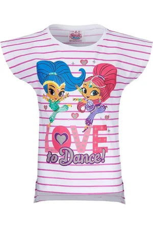 Nickelodeon Shimmer-and-Shine-T-shirt-met-korte-mouw- -maat-92