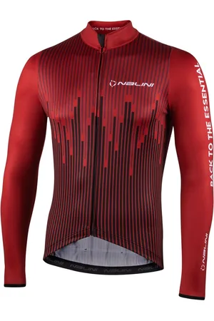 Nalini Heren - Fietsshirt - Lange Mouwen - Wielrenshirt - - Zwart - NEW LS FIT JERSEY - L