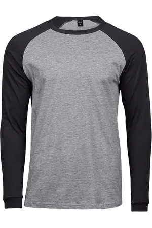 TeeJays Herenshirt met lange mouwen Baseball T-Shirt