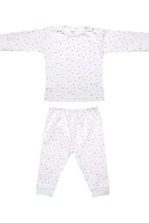 Beeren Body Wear - Baby Pyjama - Bloemetjes - Maat 50/56 - Roze - 100% katoen