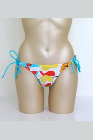 Freya Casablanca - bikinislip - gestrikt speelse print - maat XS / 34