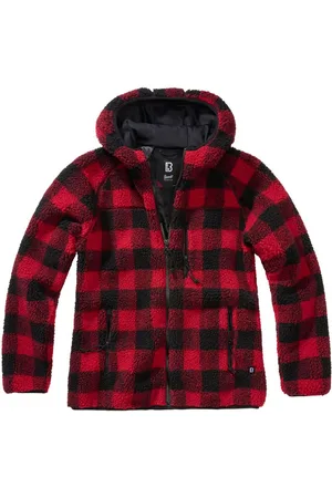 Brandit Ladies Teddyfleecejacket, hood Fleece -zwart XS Polyester - Basics
