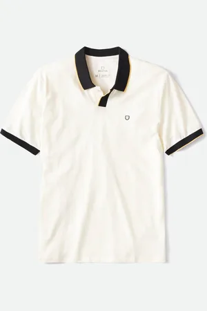 Brixton PROPER S/S POLO KNIT Heren T-shirt - Maat L