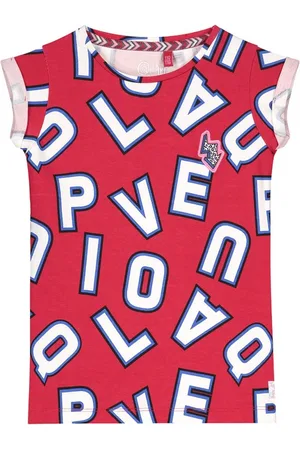 Quapi T-shirt Aisha cherry red letter