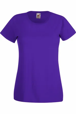 Fruit Of The Loom Dames/vrouwen Lady-Fit Valueweight Short Sleeve T-Shirt (Pak van 5)