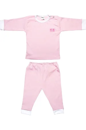 Beeren Bodywear Meisjes Pyjama Stripe - Roze - Maat 62/68
