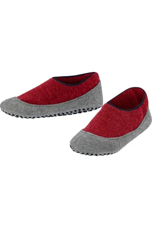 Falke Cosyshoe antislip noppen merinowol huissokken pantoffels kinderen pink - Maat 25-26
