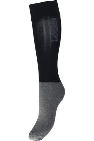 LeMieux Le Mieux Competiton Socks 2 Pack - Black - Maat S (30-36)