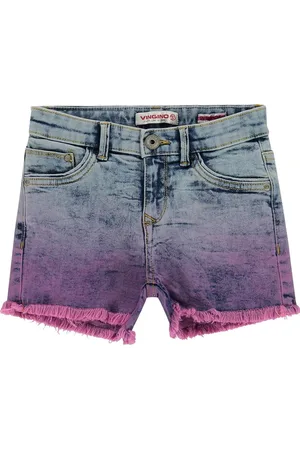 Vingino Meiden highwaist korte jeans Dafina Dip