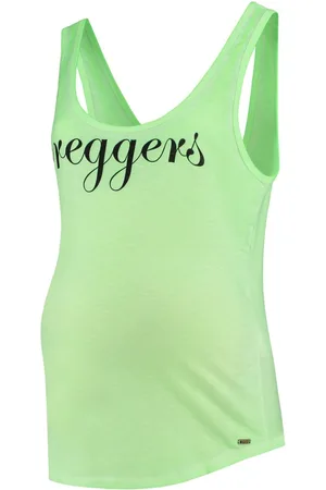 Love2wait Top Preggers Lime maat L
