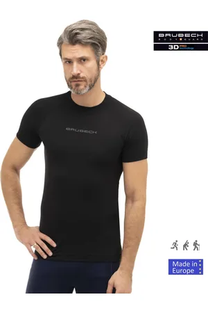 Brubeck 3D Pro Naadloos Sportshirt Heren - voor Hardlopen en Inspannende Activiteiten - M