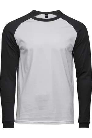 TeeJays Herenshirt met lange mouwen Baseball T-Shirt