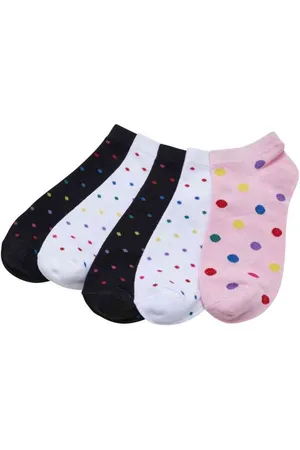 Urban classics Rainbow Dots 5-Pack Enkelsokken - 43/46