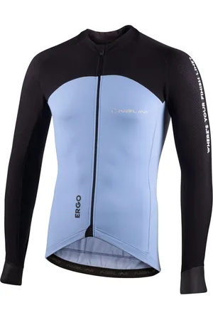 Nalini Heren - Fietsshirt - Lange Mouwen - Wielrenshirt - - Zwart - ERGOXWARMJERSEY - XXL