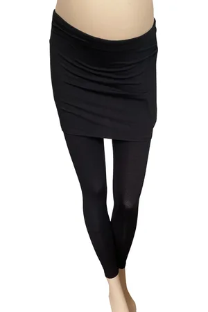 Attesa Isabella Oliver Radfield Maternity Leggings Caviar Black met Rokje maat XS