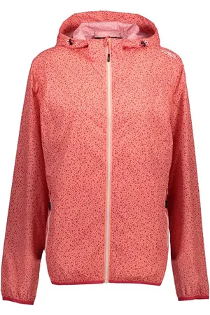 CMP 31x7296 Rain Fix Hood Jas Oranje 2XS Vrouw