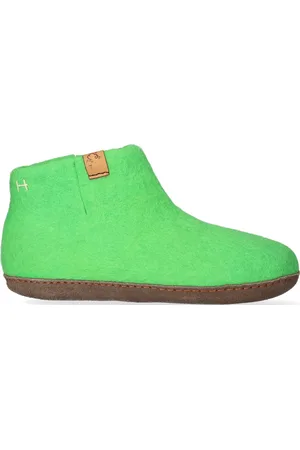 Tofvel Mula Wolvilt Sloffen Spring Green Maat 40