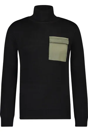 Purewhite Heren Regular Fit Trui - - Maat S