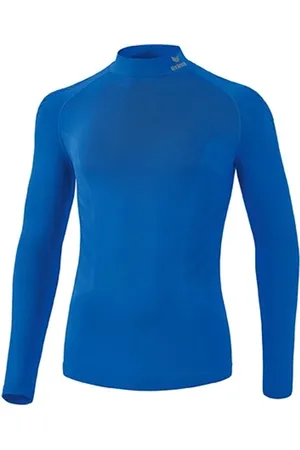 Erima Athletic Longsleeve Met Opstaande Kraag Kind New Royal Maat XXXS