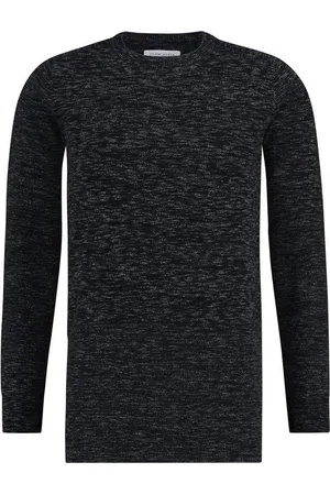 Purewhite Knitted Color Melange Crewneck Antra