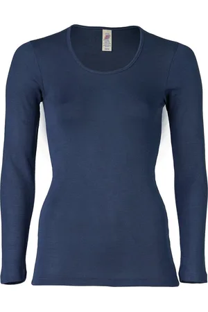 Engel Natur Dames Shirt Lange Mouw Zijde Merino Wol GOTS - wol 42/44(L)