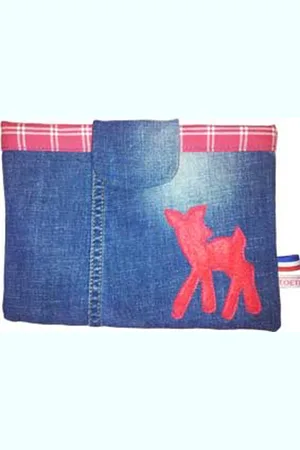 Toetie & Zo Luieretui Jeans Hertje, luierzakje, luiertas, opbergzakje, kraamkado