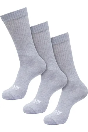 Urban classics Simple Flat Knit 3-Pack Sokken - 43/46