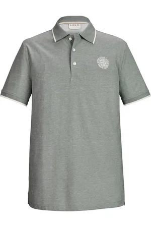 G.I.G.A. DX by killtec GIGA by Killtec heren poloshirt - polo donkergroen gemeleerd KM - 39445 - maat 3XL