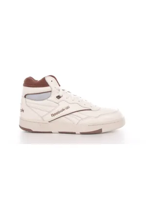 Reebok Hoge sneaker Dunk Mid in en bruin leder