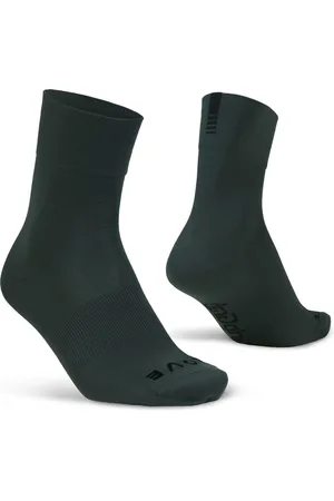 GripGrab Lightweight SL Performance Zomer Fietssokken 1 Paar Coolmax Wielersport Sokken Regular Cut - Groen - Unisex - Maat S (38-41)