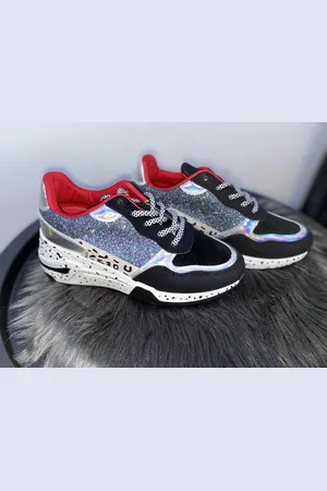 Merkloos Dames Sneakers Jersey - Lage sneakers - Maat 39