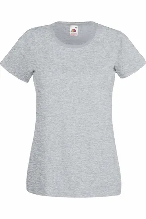 Fruit Of The Loom Dames/vrouwen Lady-Fit Valueweight Short Sleeve T-Shirt (Pak van 5)