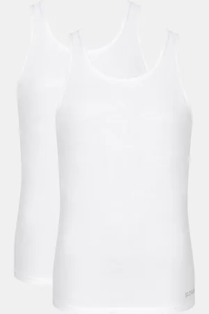 Sloggi Men GO ABC 2.0 Tank Top 2P Heren Onderhemd - WHITE - Maat XL