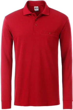 James & Nicholson James and Nicholson Heren Werkkleding Lange Mouwen Zak Polo